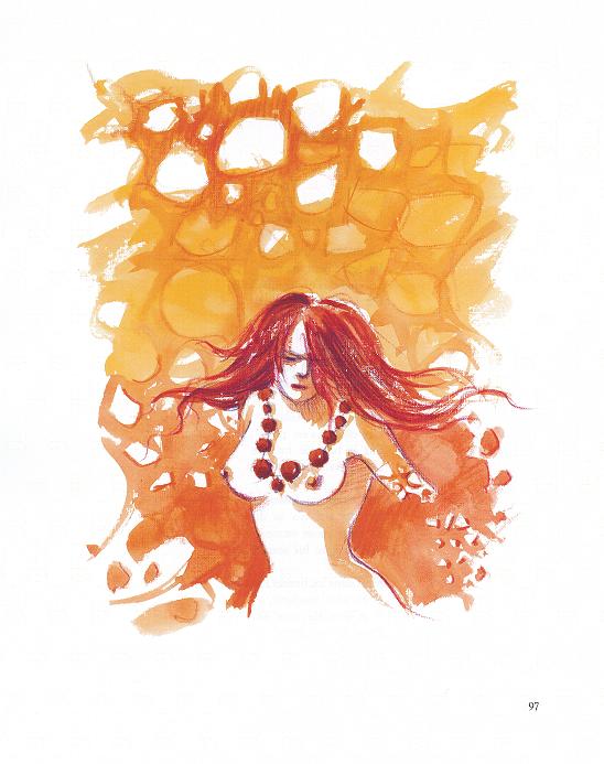 Illustration de Jos CORREA sur le pome de Francoise ATTAIX Elle et Toi