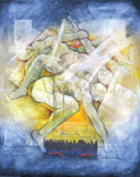 92 x 73 cm - 2011 Oeuvre de Marc Merolli - 92 x 73 cm - 2011