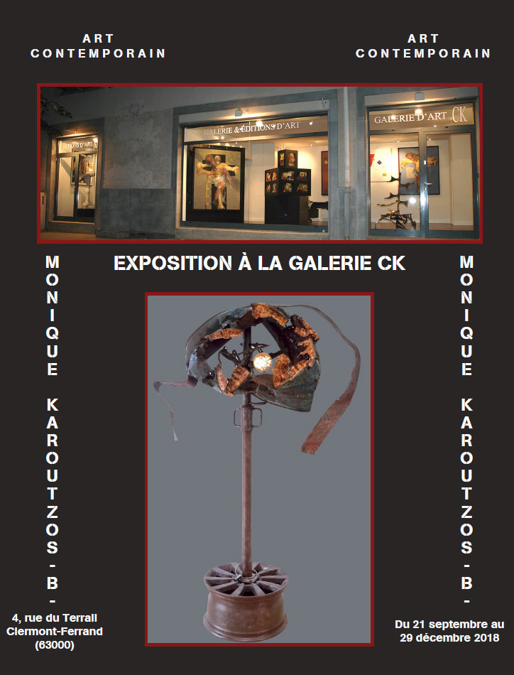 1re de couverture Monique Karoutzos  la galerie CK
